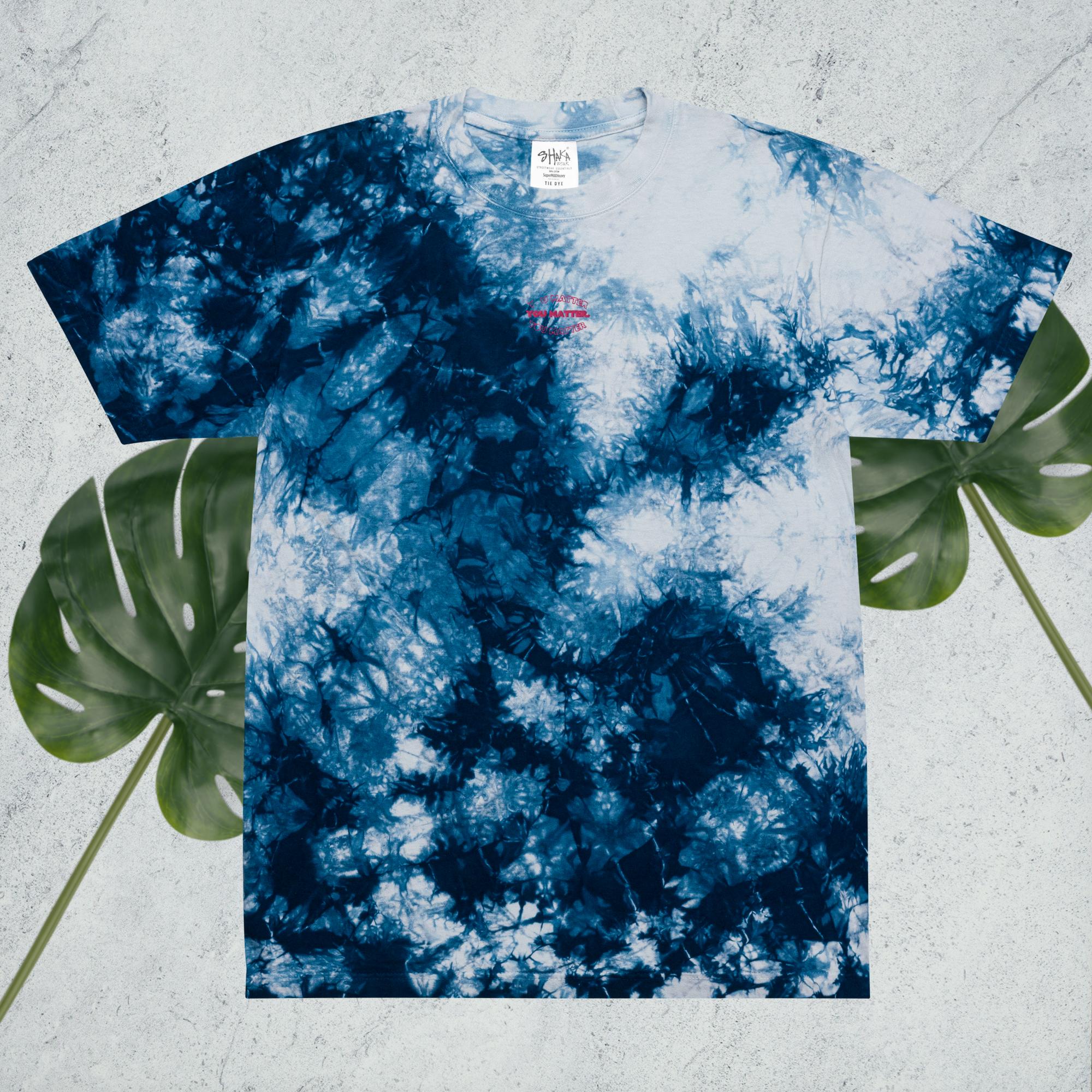 Oversized tie - dye t-shirt - WaiveDx
