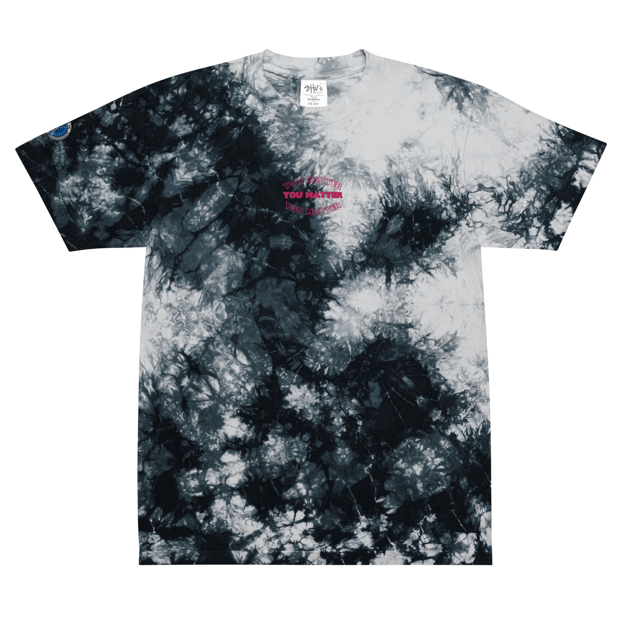 Oversized tie - dye t-shirt - WaiveDx