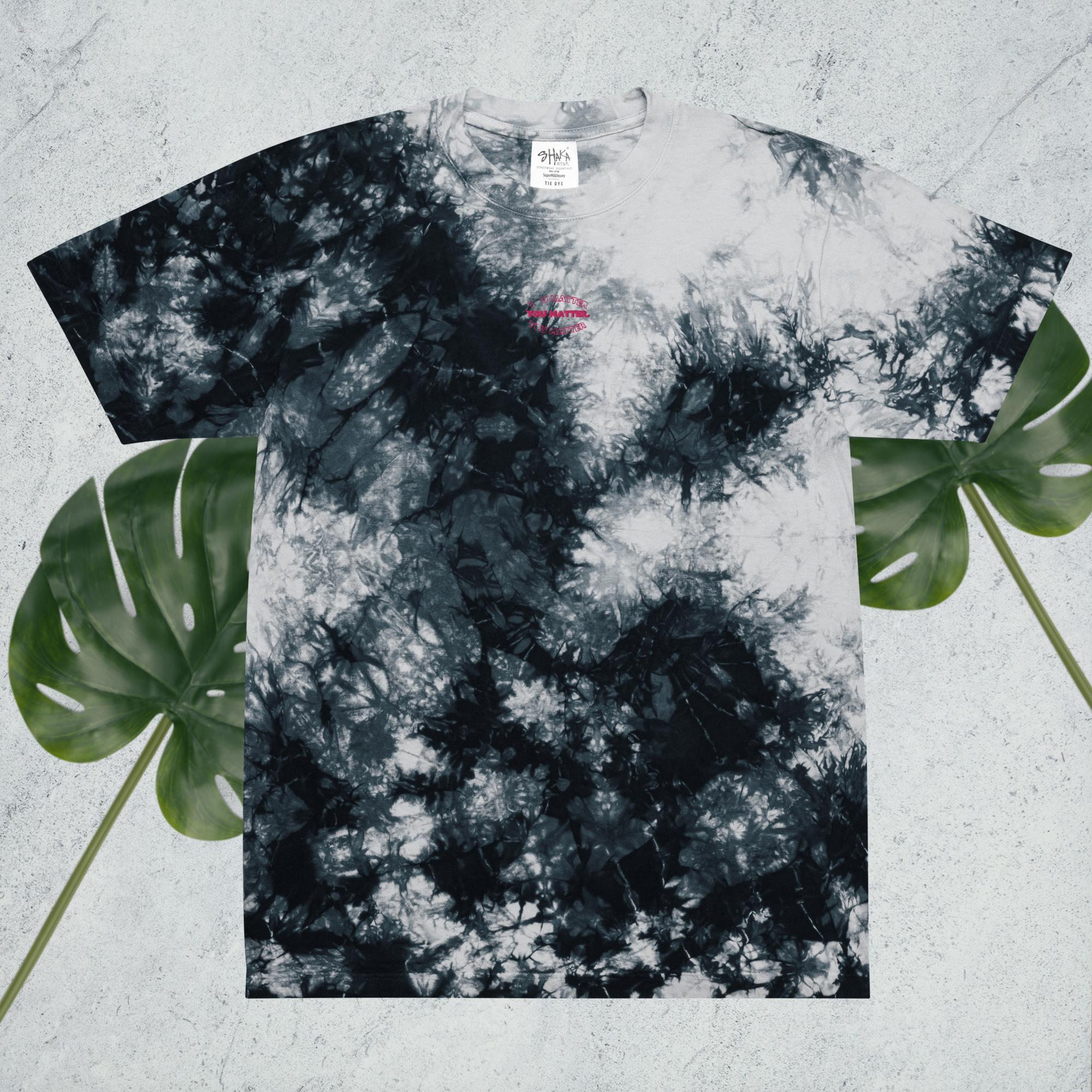 Oversized tie - dye t-shirt - WaiveDx