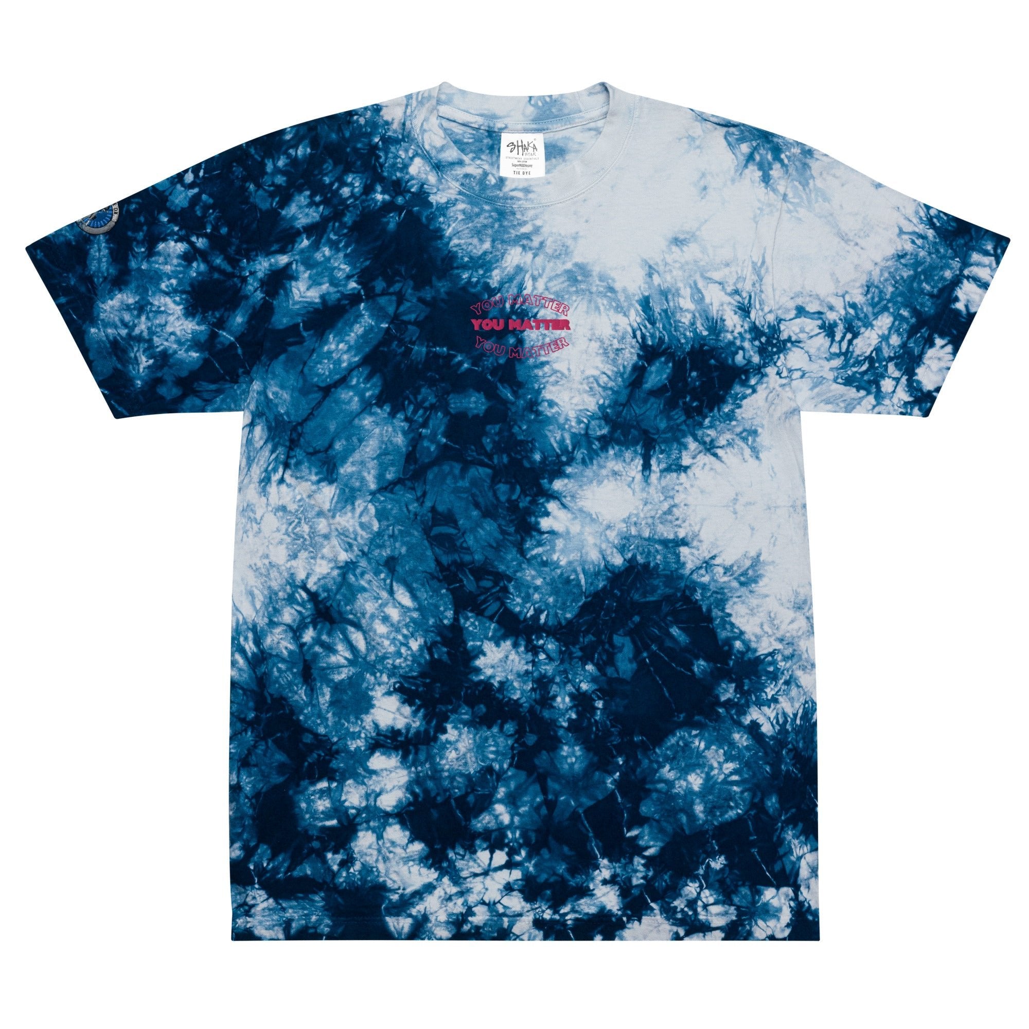 Oversized tie - dye t-shirt - WaiveDx