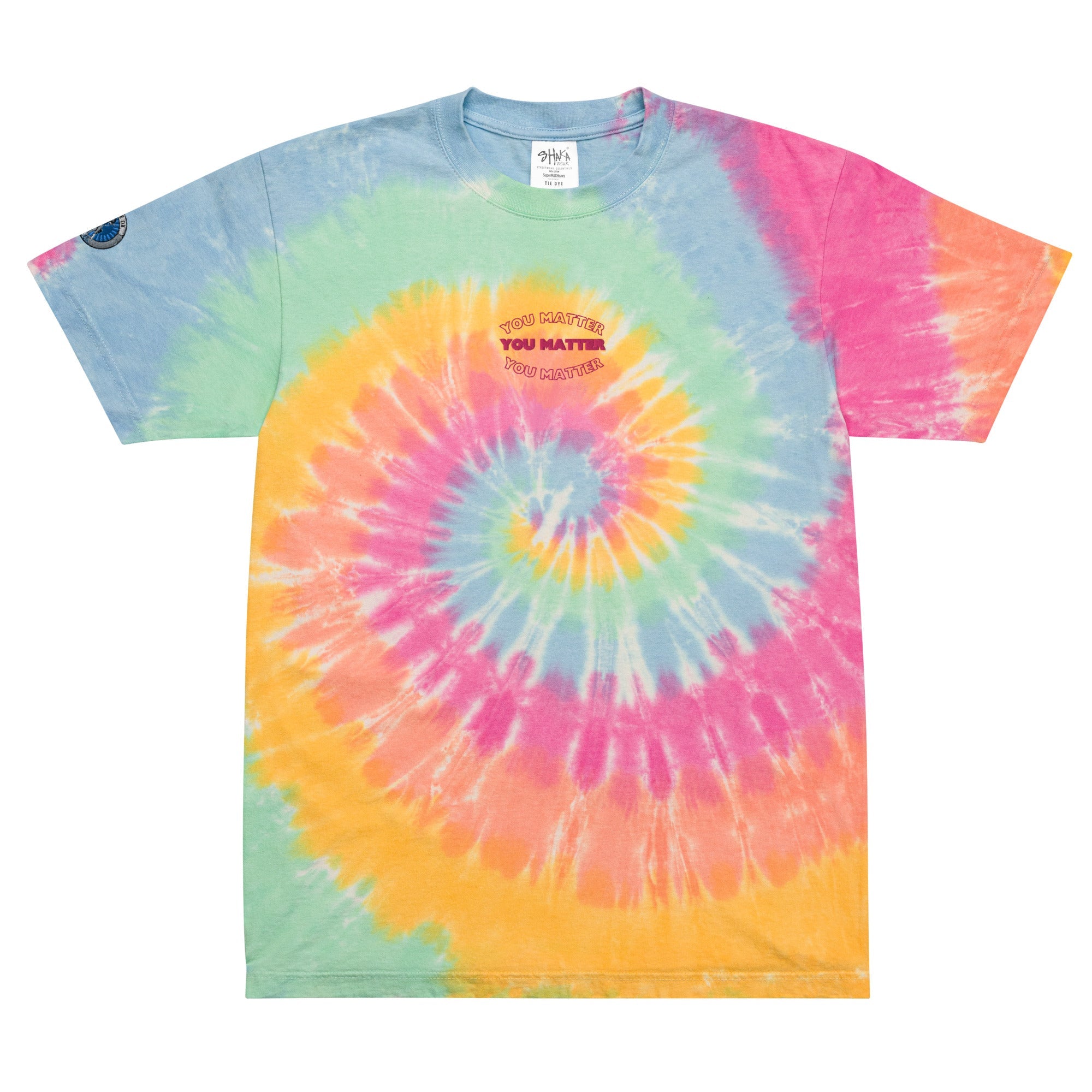 Oversized tie - dye t-shirt - WaiveDx