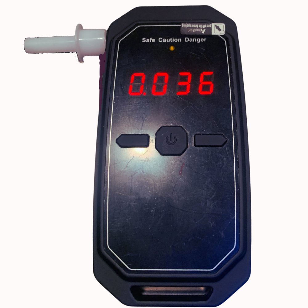 Digital Breathalyzer- Breath Alcohol Tester- Model AT859F - WaiveDx