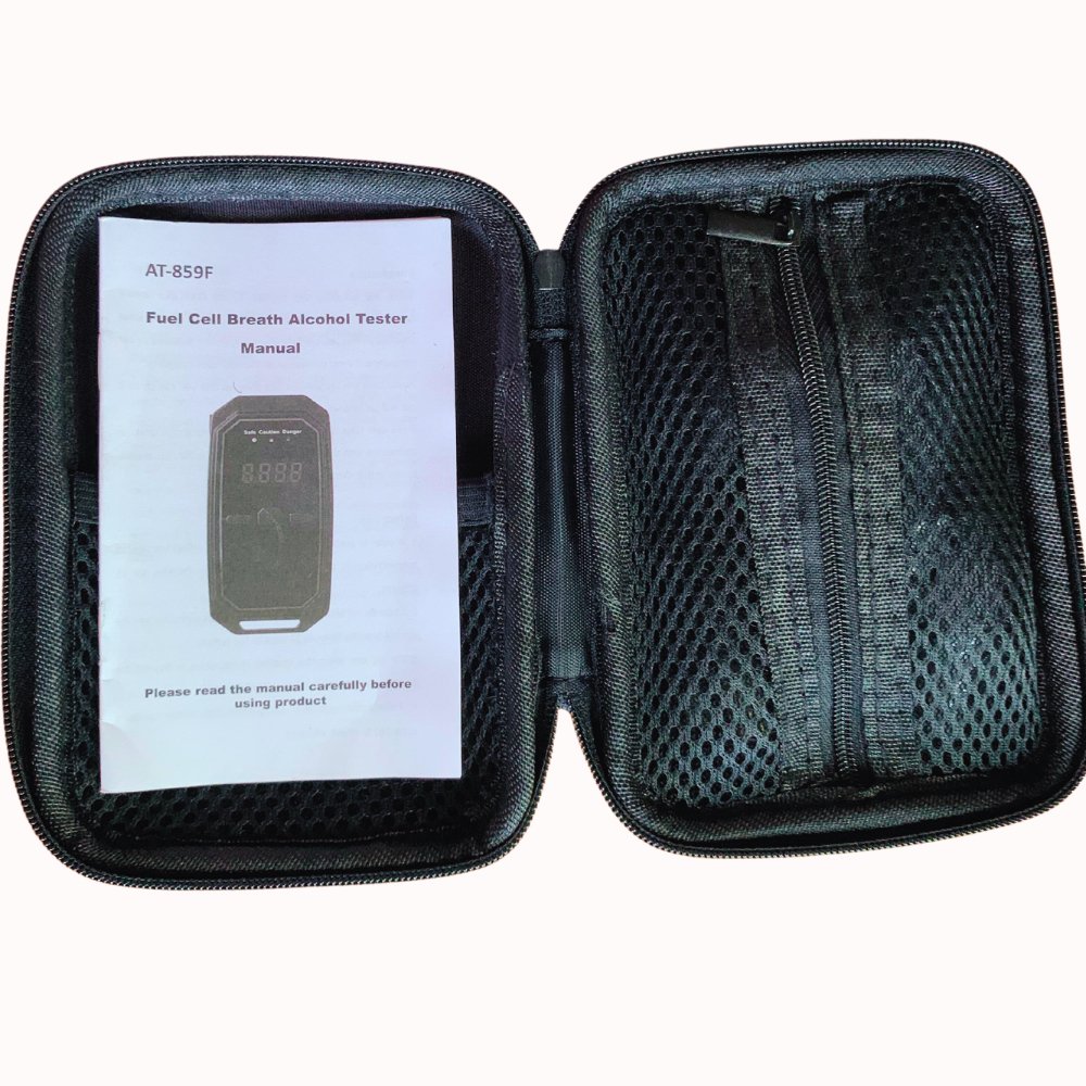 Digital Breathalyzer- Breath Alcohol Tester- Model AT859F - WaiveDx