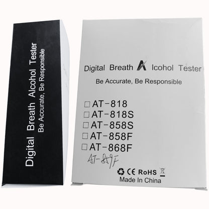 Digital Breathalyzer- Breath Alcohol Tester- Model AT859F - WaiveDx